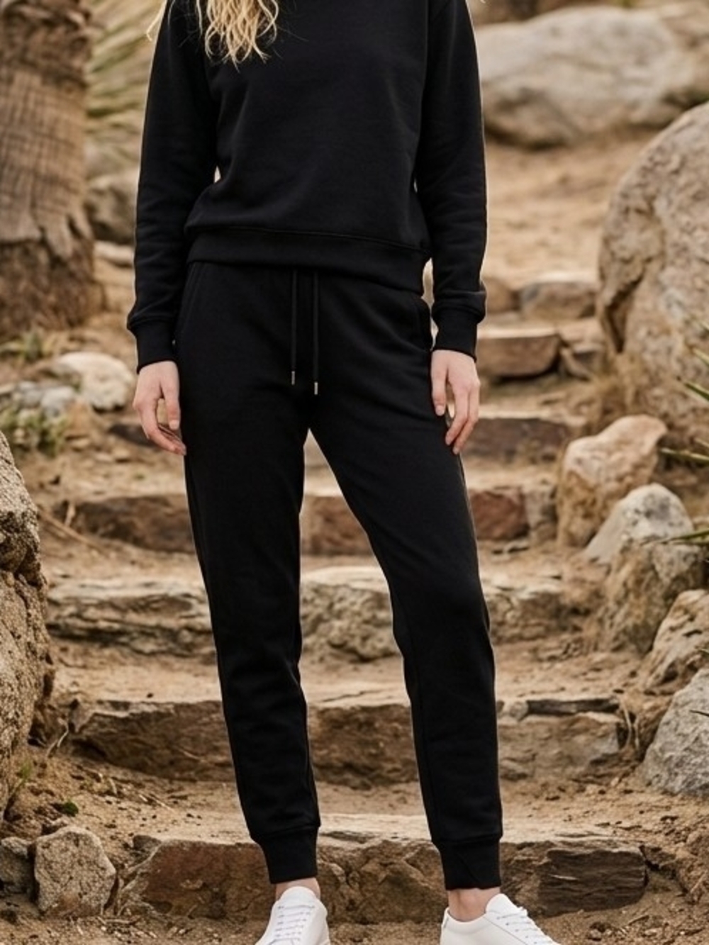 90 Degree By Reflex Black Drawstring Joggers